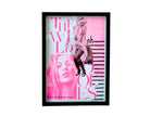 Original Risographie | Druck Riso | DIN A4 | The Wild Idols | neon pink schwarz