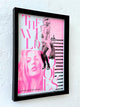 Original Risographie | Druck Riso | DIN A4 | The Wild Idols | neon pink schwarz