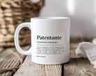 Keramiktasse | Definition Patentante | Geschenk Patin | Geburt | personalisierte Tasse mit Namen