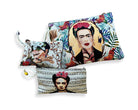 Kosmetiktasche | Clutch | Frida Kahlo | Gobelinstoff, Reißverschluss, Kordelgriff