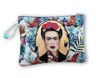 Kosmetiktasche | Clutch | Frida Kahlo | Gobelinstoff, Reißverschluss, Kordelgriff