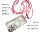 Lange Handyketten | verstellbare Länge | universal Schnur Band für alle Mobiltelefone inkl. Adapter