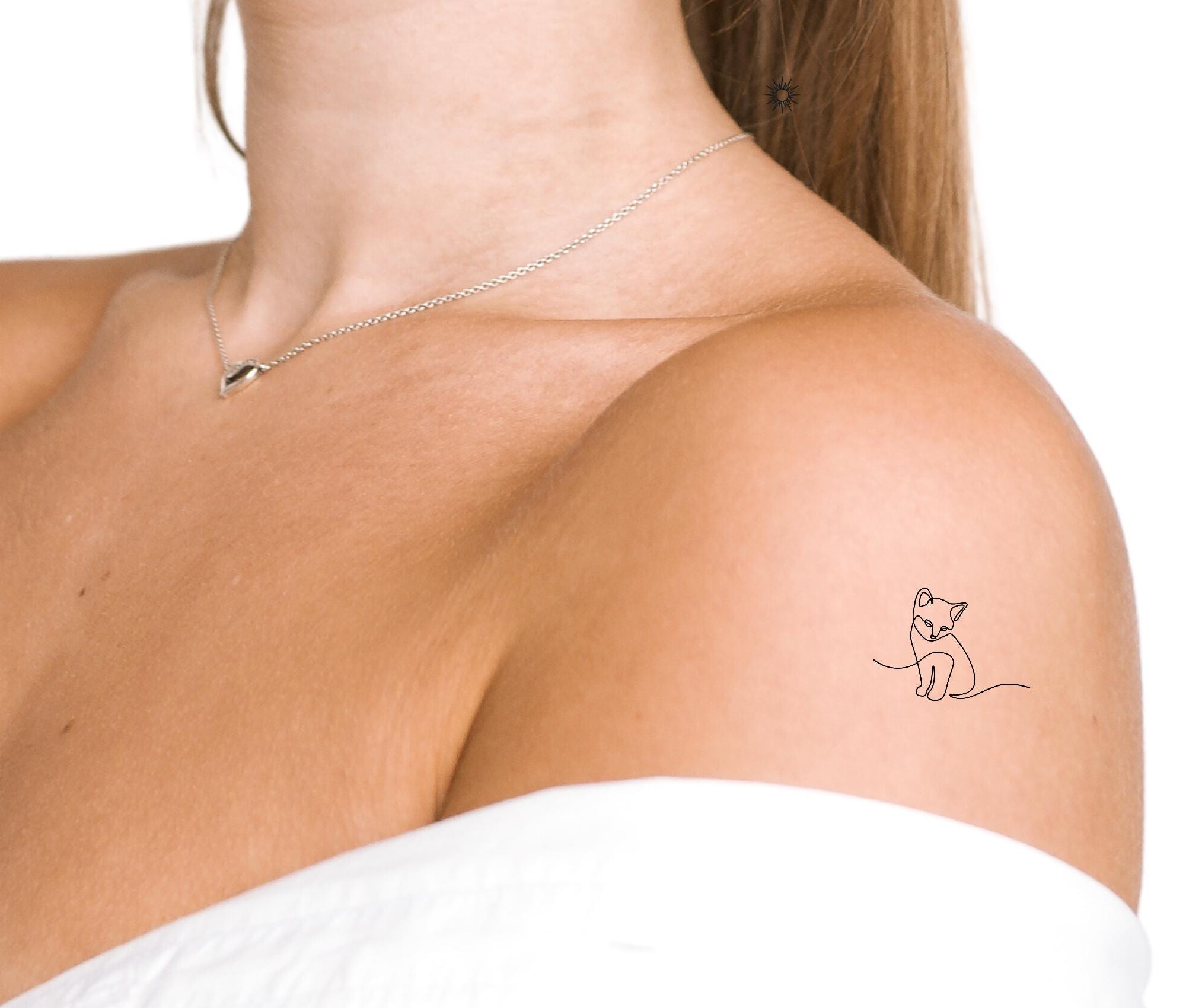 Cat Mom Tattoos | temporäres Katzen Tattoo | 9er Set | Cat Katze Kitten Katzenpfote | Cat Tattoos