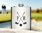 Flachmann | personalisiertes Geschenk für Golfer | Trinkflasche