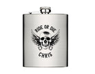 Flachmann | personalisiertes Geschenk für Biker | Trinkflasche Edelstahl mit Namen