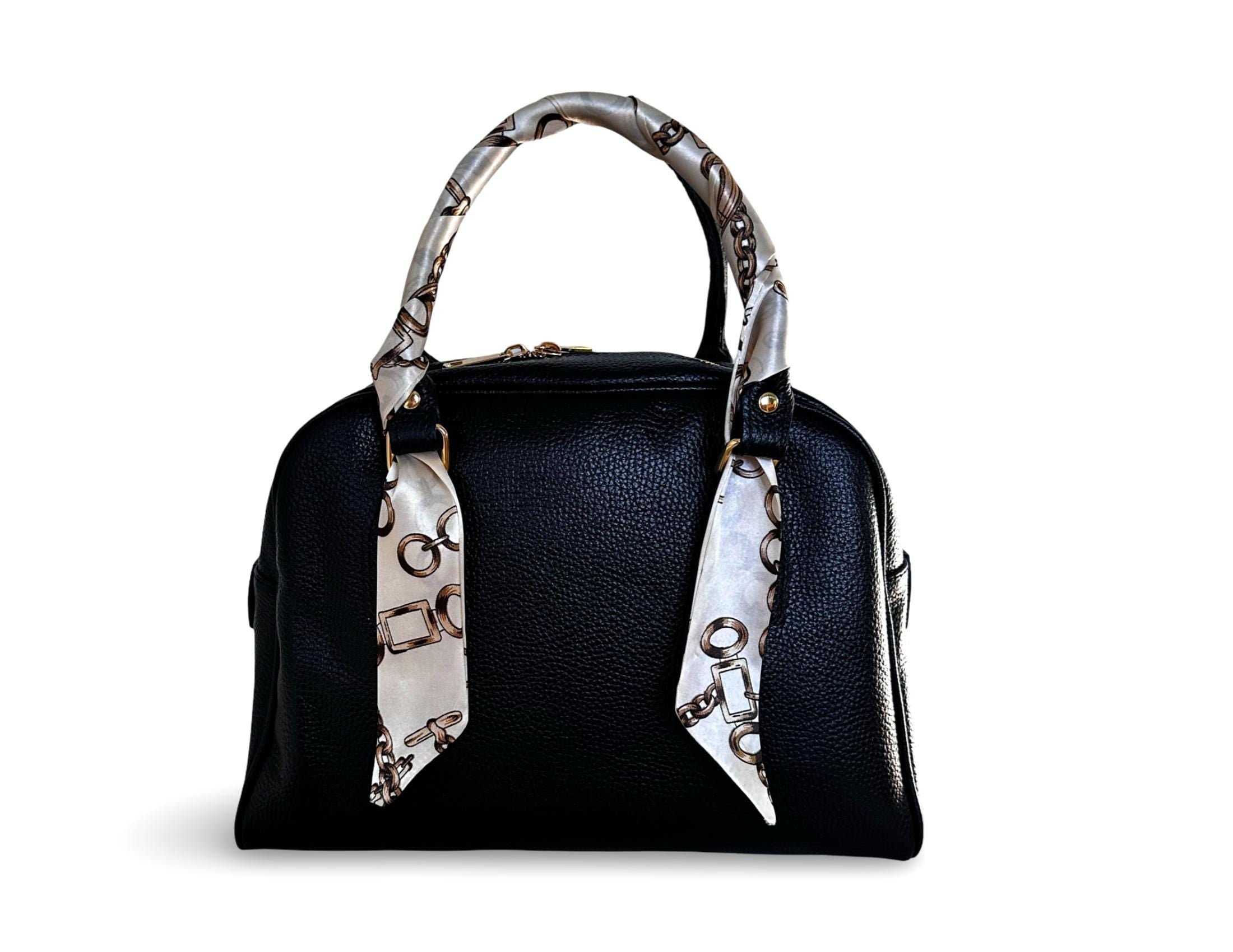 Twilly: seidiges Band | schmaler Schal in hell beige für Handtasche, als Halstuch oder Armband