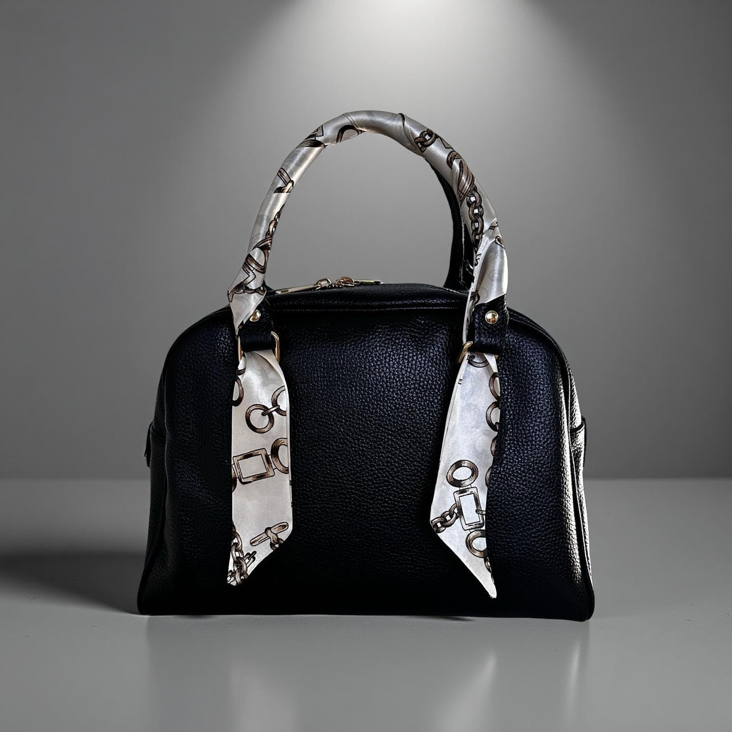 Twilly: seidiges Band | schmaler Schal in hell beige für Handtasche, als Halstuch oder Armband