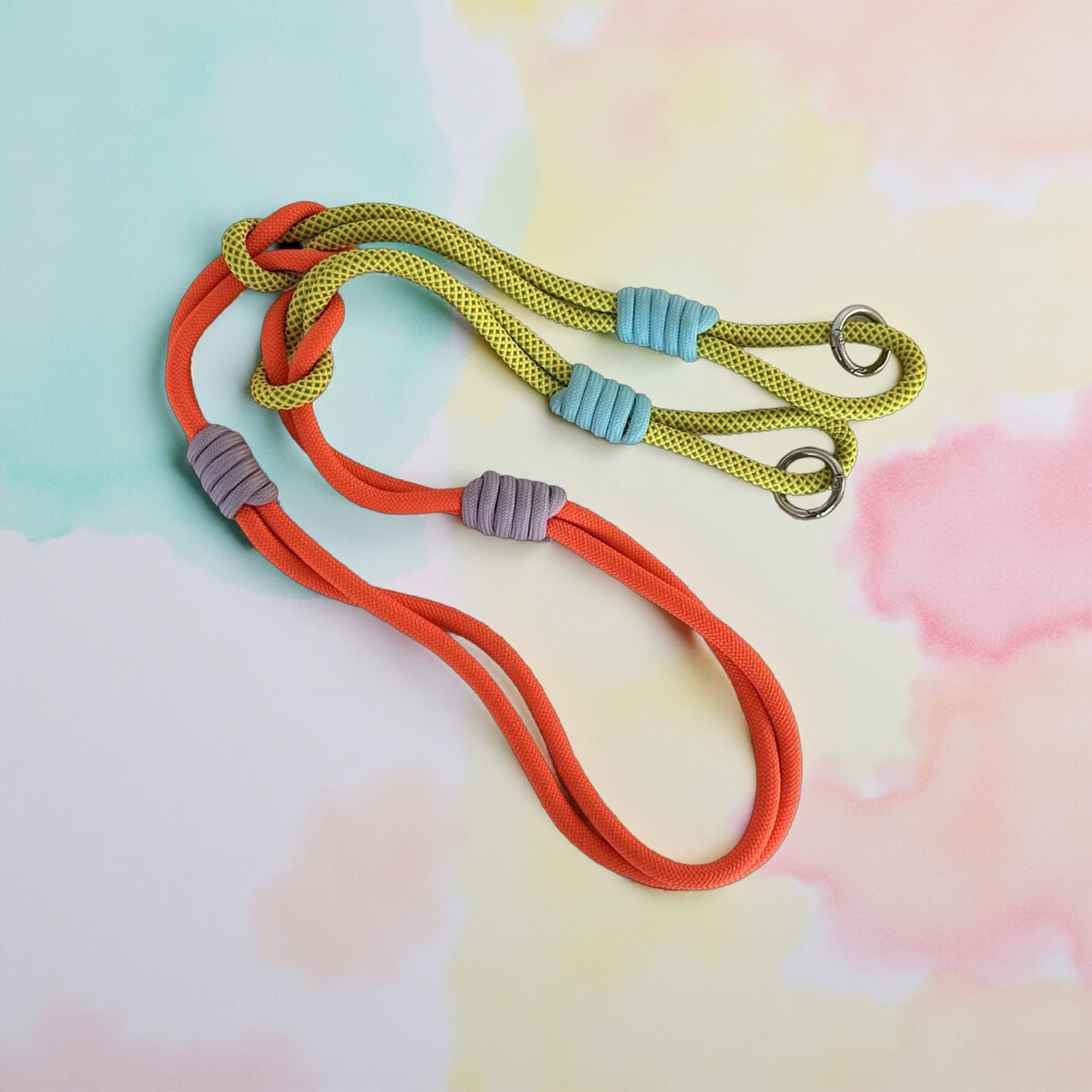 Handykette | Taschenriemen Band | Handygurt mit Knoten schmal | Handyband - viele Farben