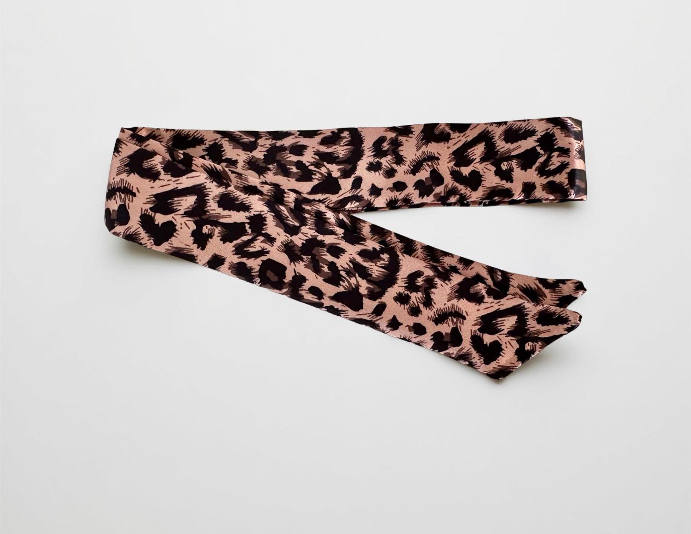 Twilly: seidiges Band | schmaler Schal in rosa für Handtasche, als Halstuch oder Armband