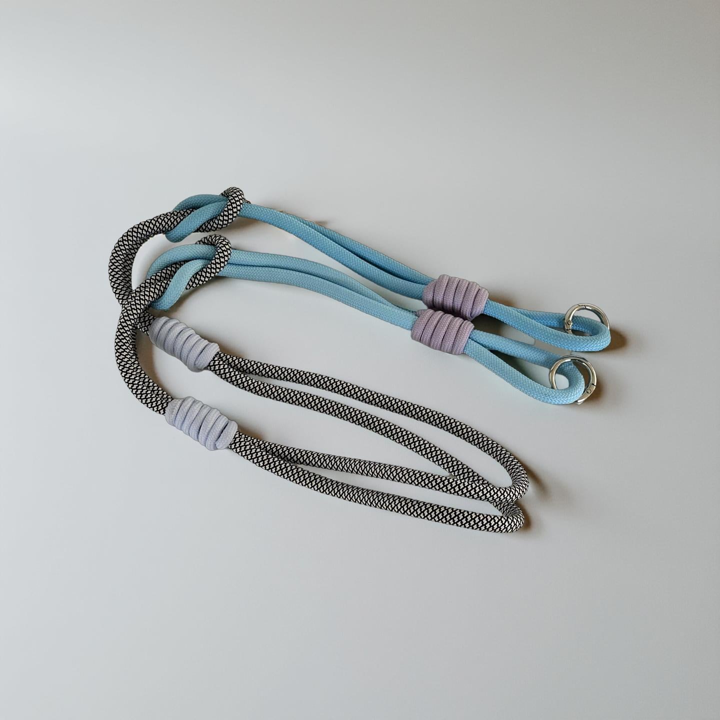 Handykette | Taschenriemen Band | Handygurt mit Knoten schmal | Seil geknotet als Handyband oder Taschengurt - in vielen leuchtenden Farben