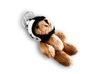 Bag Charm Teddy mit Helm | Anhänger für Tasche oder Schlüssel | Taschenschmuck Taschenanhänger | Bag Charm-Helm in weiß, rosa oder hellblau