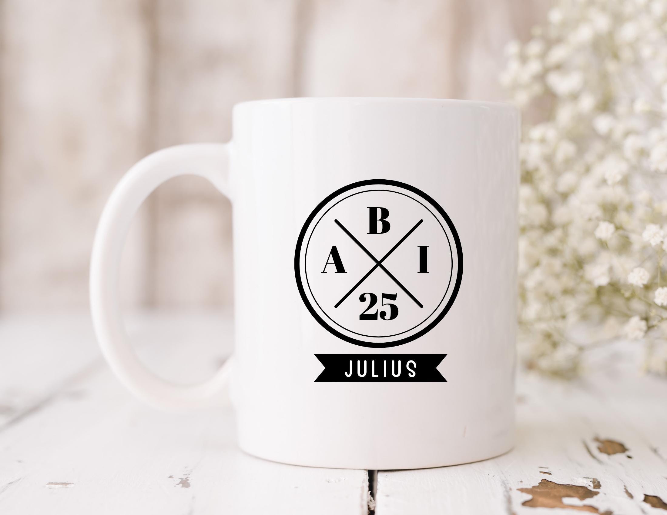 Abi 2025 | Personalisierte Keramiktasse | Tasse mit Name Abiturient | diverse Motive