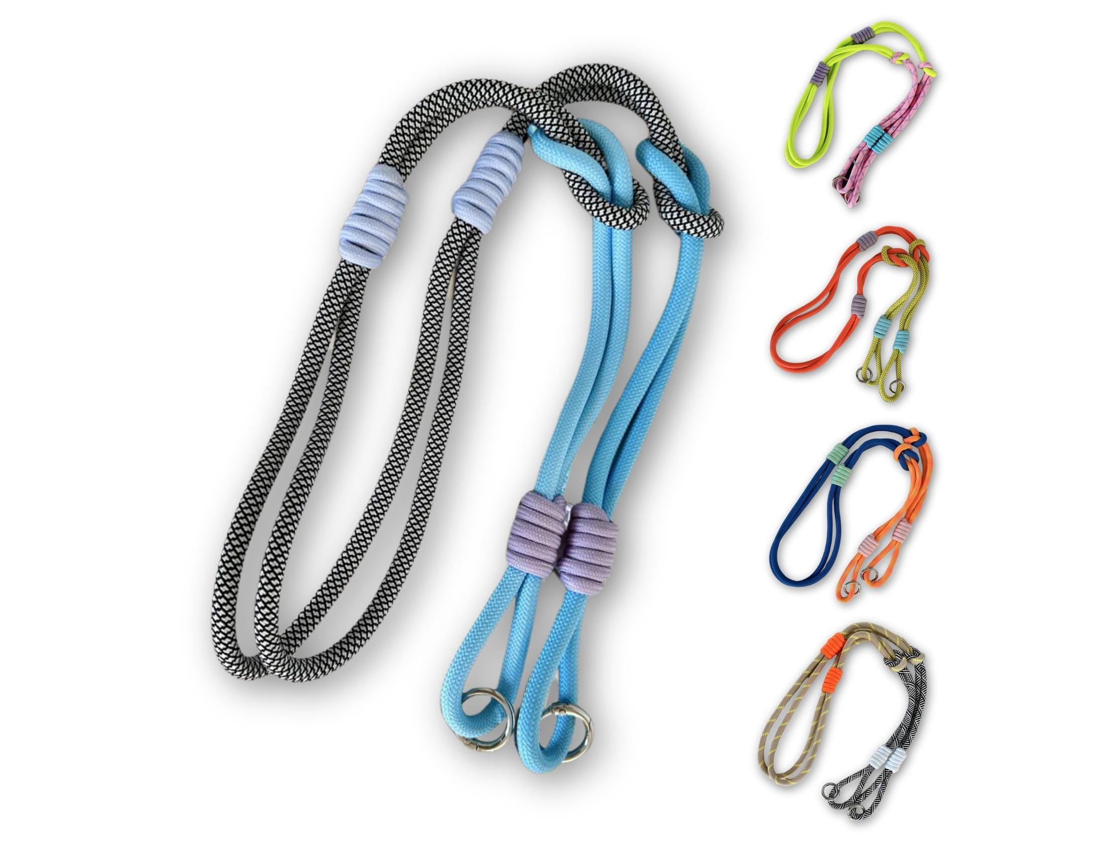 Handykette | Taschenriemen Band | Handygurt mit Knoten schmal | Seil geknotet als Handyband oder Taschengurt - in vielen leuchtenden Farben