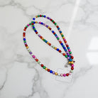 Perlen Handykette | Handygurt irisierende Perlen | Magic Pearls Handy Strap | Wechselgurt Taschengurt Handykette - viele Farben