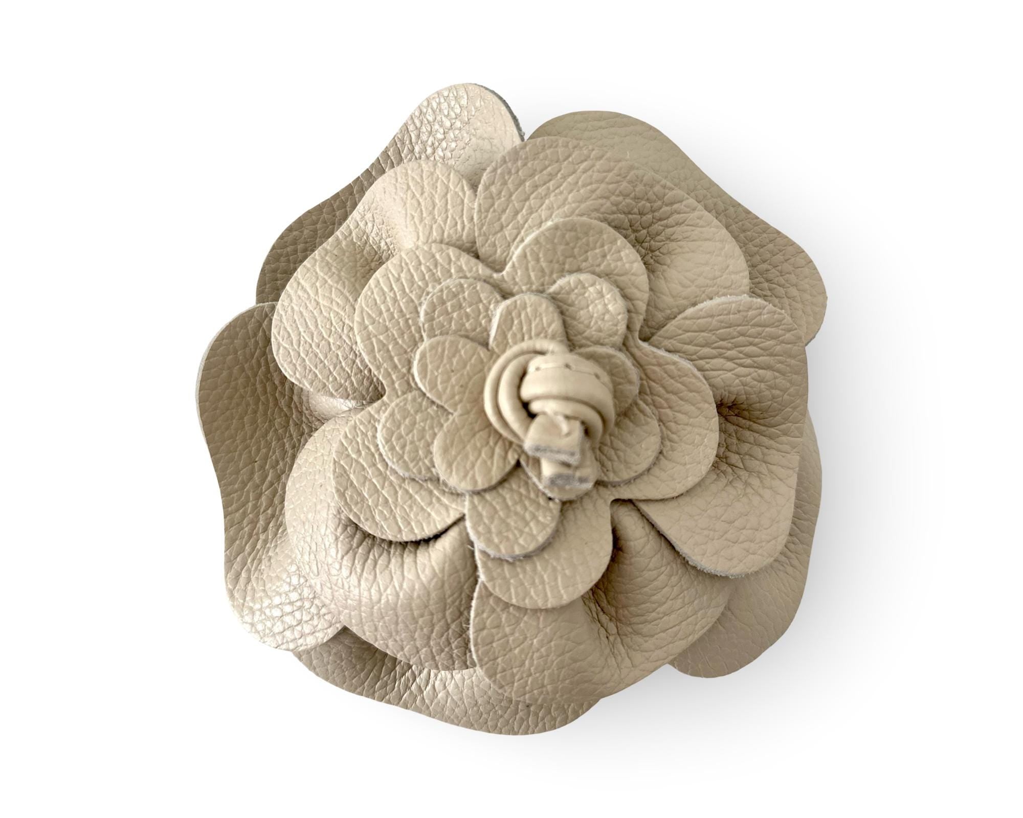 Blumen-Ledergürtel Leder | Bindegürtel Blüte | große Lederblume | schwarz, gold, pink, taupe, flieder, silber, Leo, Khaki, Braun