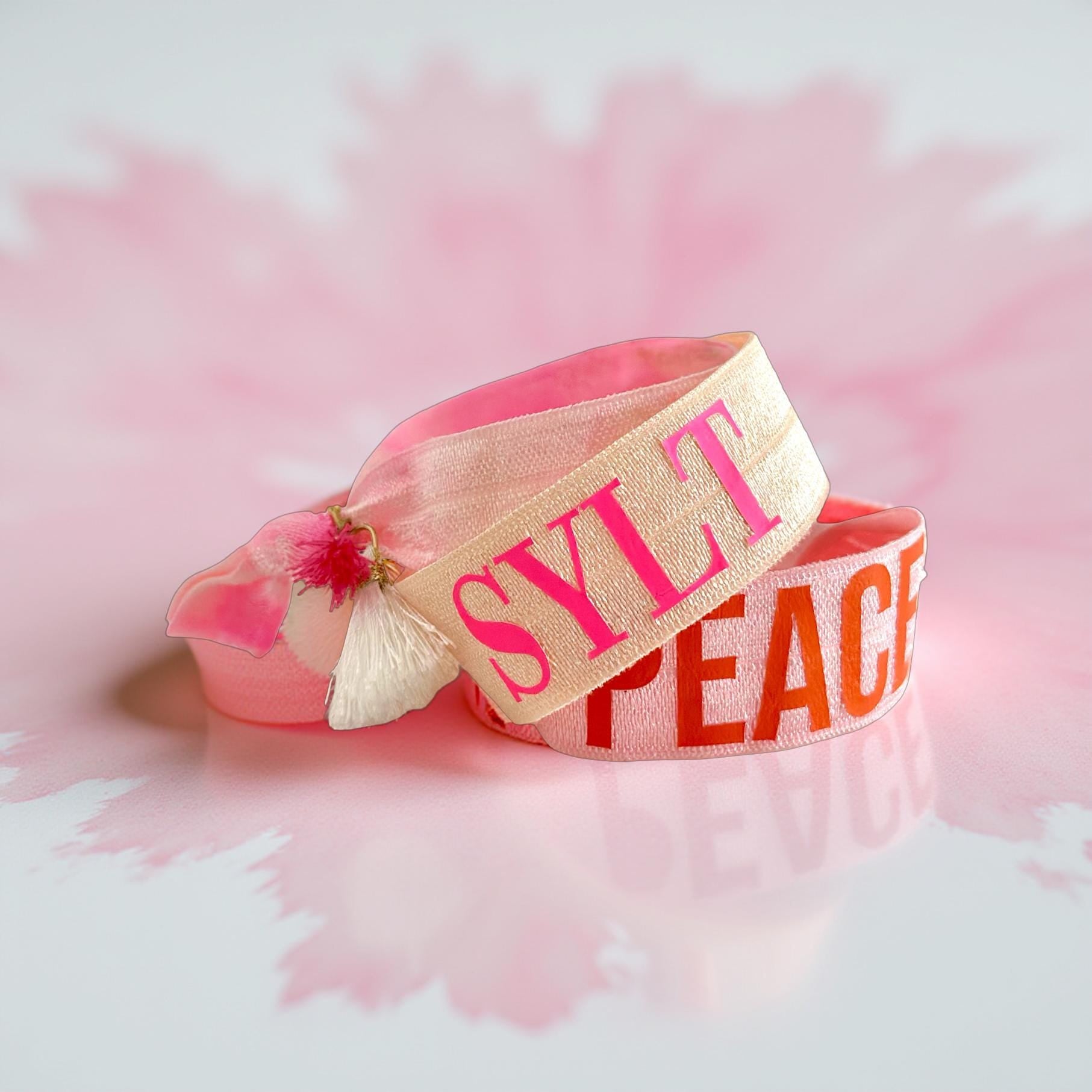 Bunte Sommer Armbänder | Sommer Schmuck Ibiza | Neonfarben Quasten Smileys | personalisierbar