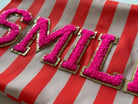 Knallbunte Kosmetiktaschen | Schminktasche | F...off, Smile, Happy | Schrift neon pink, neon grün und türkis