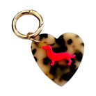 Dackel Anhänger am großen goldenen Karabiner | Charm für Taschen | Schlüsselanhänger | Taschenschmuck Taschenanhänger | Bag Charm