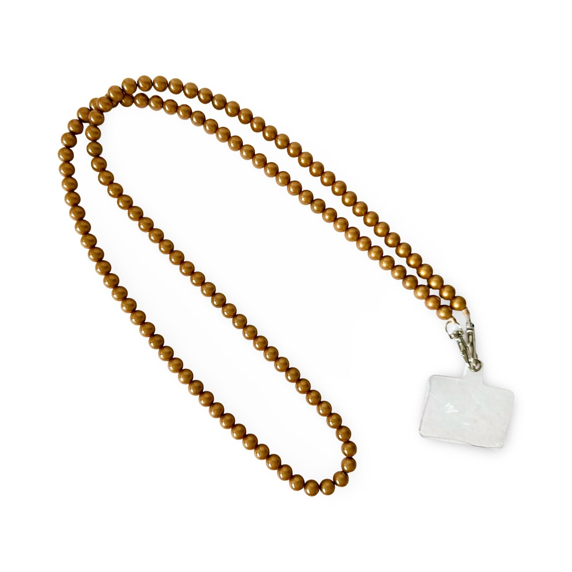 Perlen Handykette | Handygurt irisierende Perlen | Magic Pearls Handy Strap | Wechselgurt Taschengurt Handykette - viele Farben