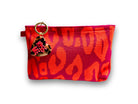 Leo-Kosmetiktasche „Wild Chic“ | Schminktasche Leomuster | neon pink orange oder schwarz beige