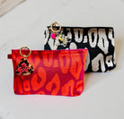 Leo-Kosmetiktasche „Wild Chic“ | Schminktasche Leomuster | neon pink orange oder schwarz beige