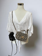 Mini Leo Tasche aus Leder | Leopard | Umhängetasche | Crossbody Bag | Animal Print Leo Look | Echtleder