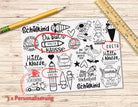 Schulkind | personalisierbare Tattoos zum Schulanfang | Kindertattoo mit Namen | 24er Set | für Jungs & Mädchen 1. Schultag | zum Schulstart
