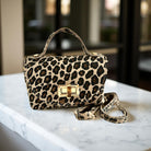 Mini Leo Tasche aus Leder | Leopard | Umhängetasche | Crossbody Bag | Animal Print Leo Look | Echtleder