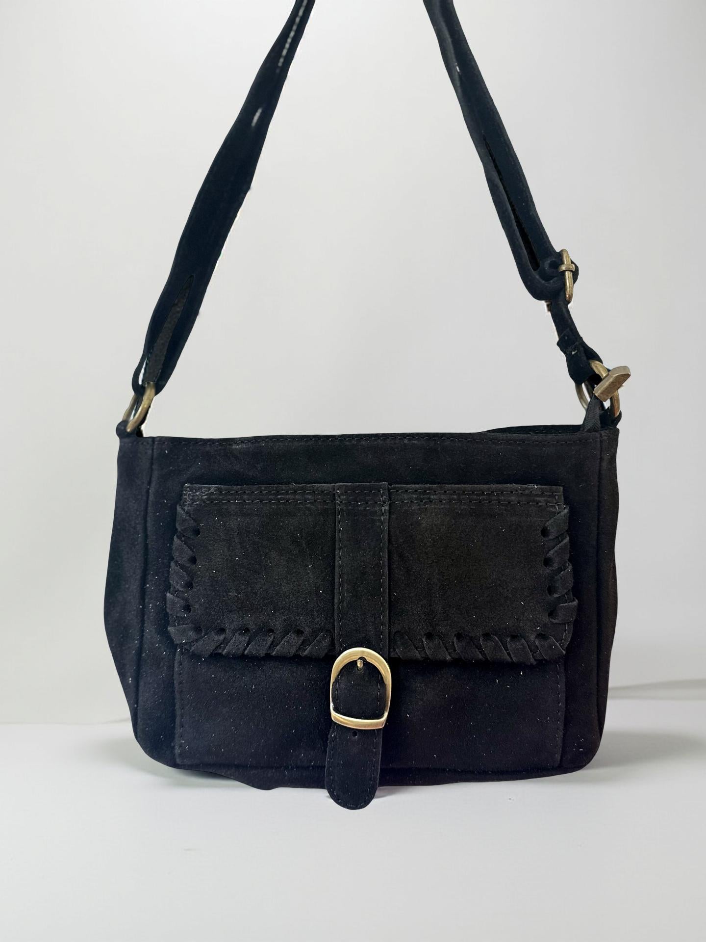 Kleine Wildledertasche | Western Style | Cross Body Bag | braun oder schwarz