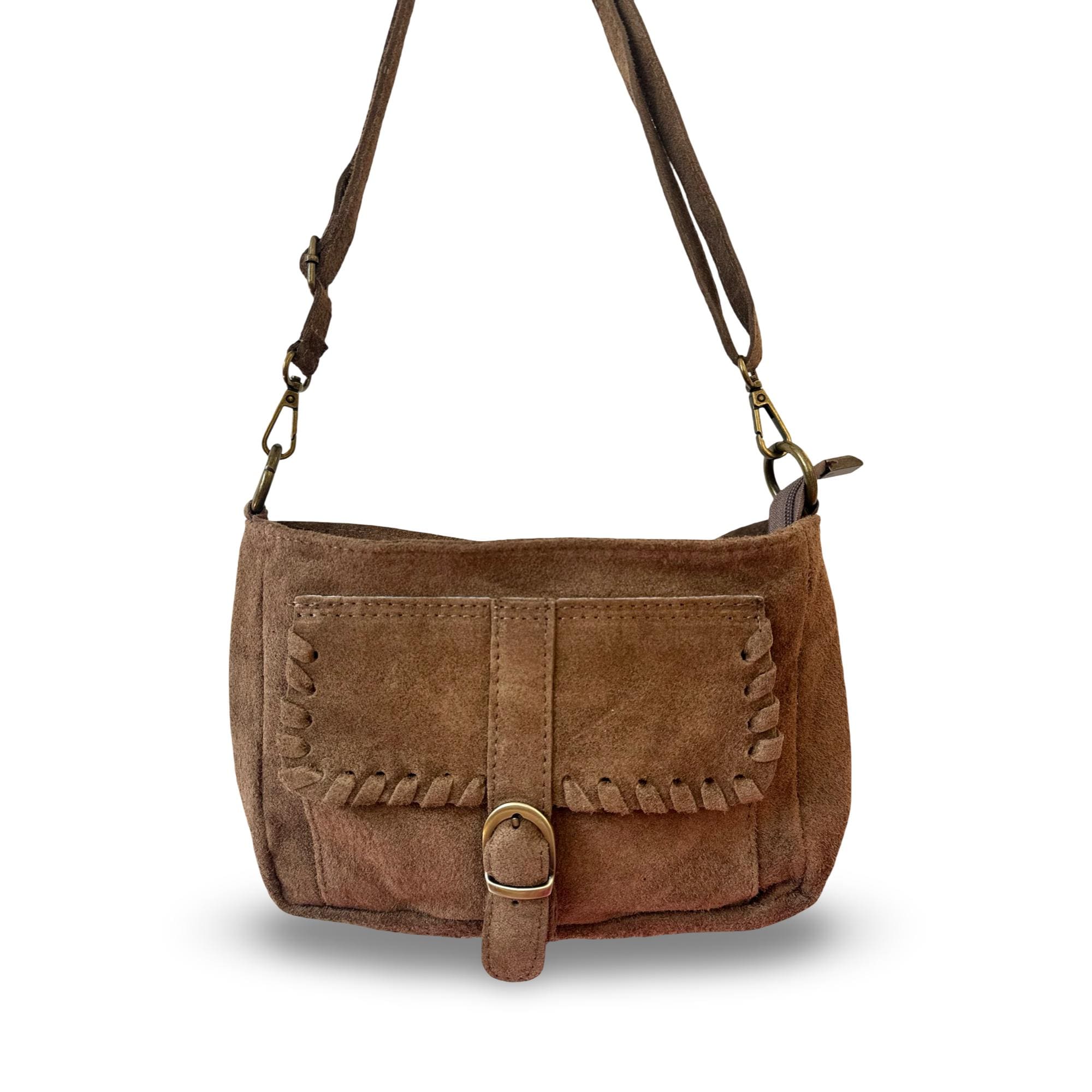 Kleine Wildledertasche | Western Style | Cross Body Bag | braun oder schwarz