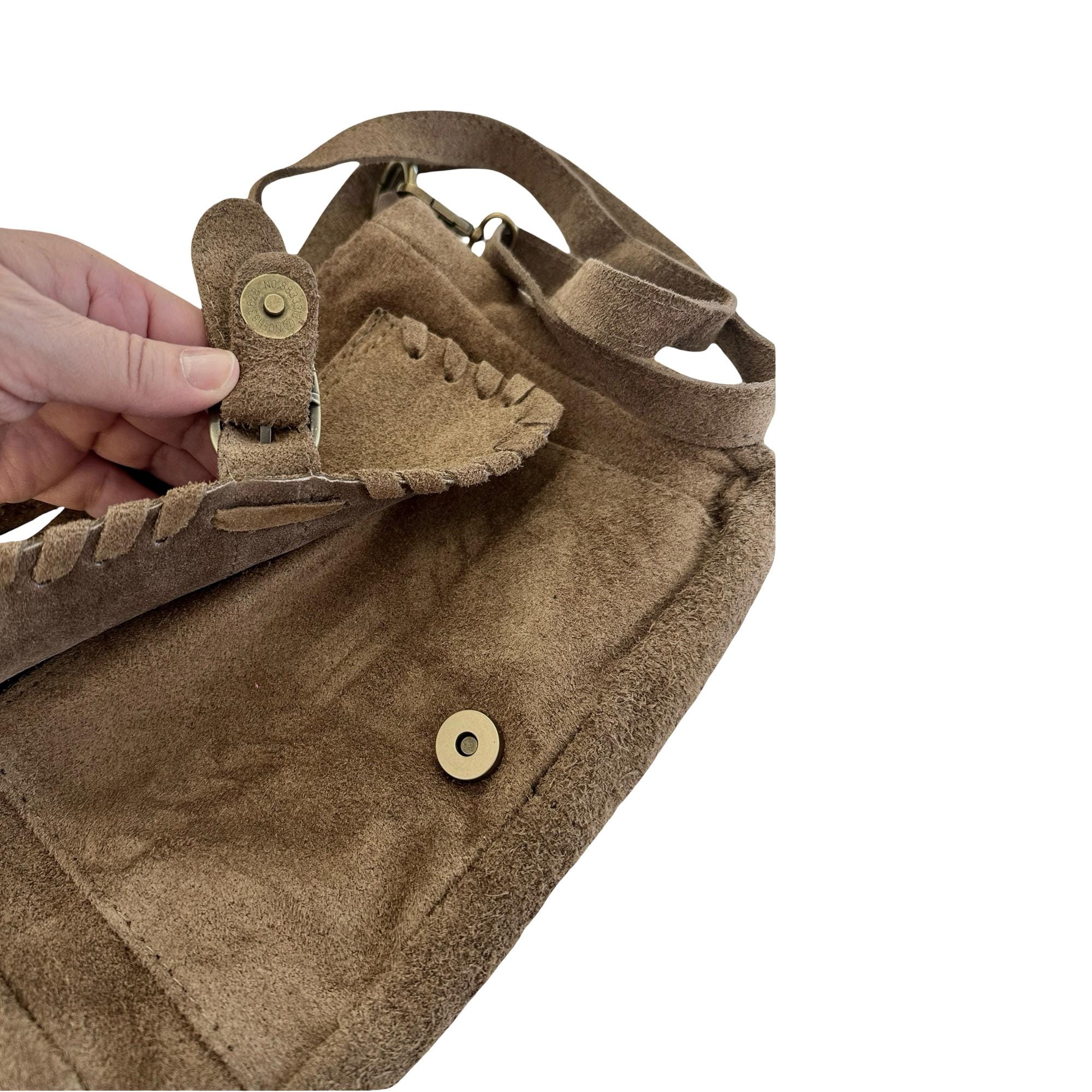 Kleine Wildledertasche | Western Style | Cross Body Bag | braun oder schwarz