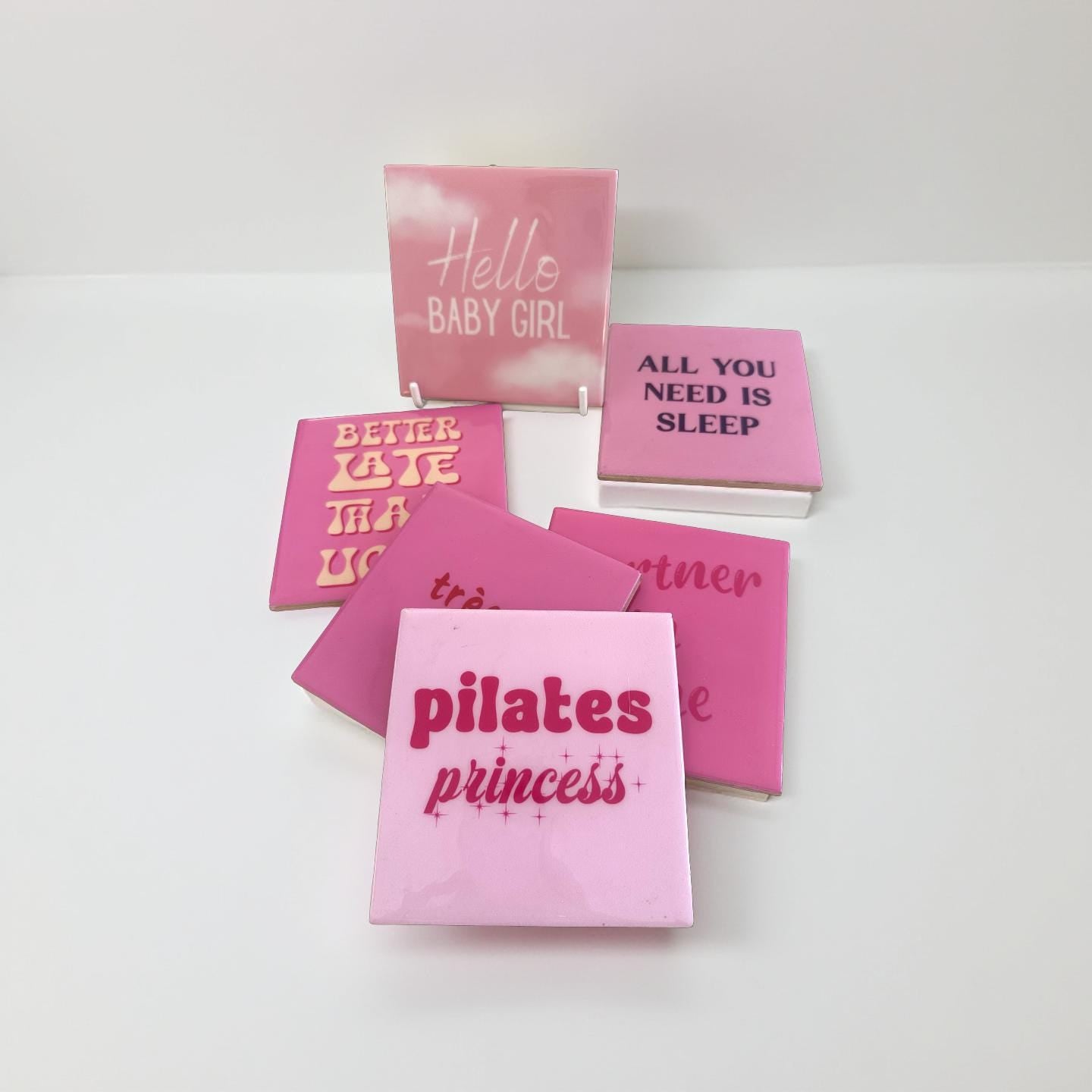 Freche Fliesen | Kacheln mit lustigen Sprüchen | statt Karten | witzige Wanddeko | 10 x 10 cm Tile