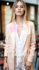 Federbrosche | Brosche Federn | Anstecknadel und Clip | Federball zum Anstecken | viele Farben