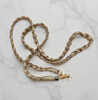 Edle Handyketten in Leo mit Glitzer | universal Schnur Band für Mobiltelefone inkl. Adapter