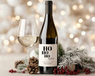 Weihnachts Weinflaschen Etikett personalisiert | Ho Ho Ho-ly Shit! Geschenk Weihnachten Gruß Wein