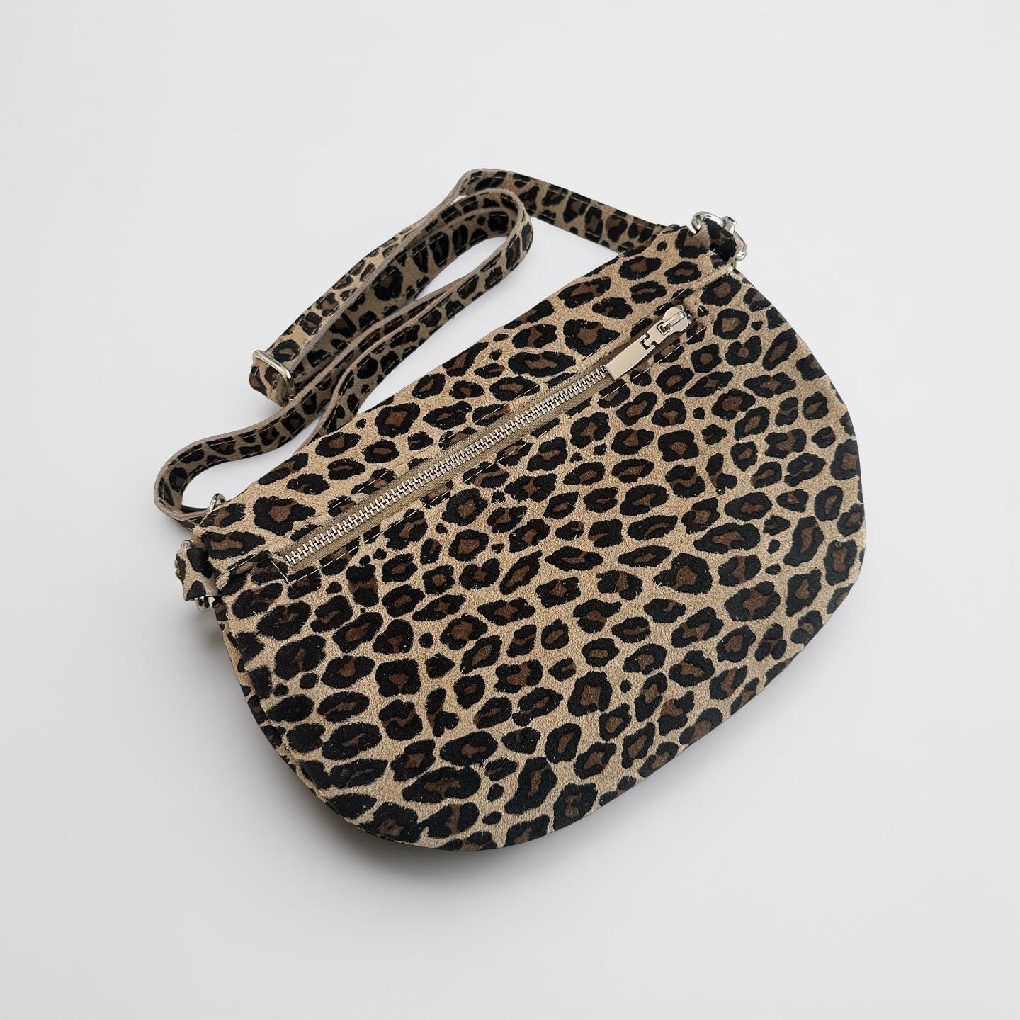 Leo Tasche aus Leder | Leopard | Umhängetasche | Crossbody Bag | Animal Print Leo Look Leder