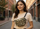 Leo Tasche aus Fell | Leopard | Umhängetasche | Crossbody Bag | Animal Print Leo Look | Fake Fur