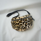 Leo Tasche aus Fell | Leopard | Umhängetasche | Crossbody Bag | Animal Print Leo Look | Fake Fur