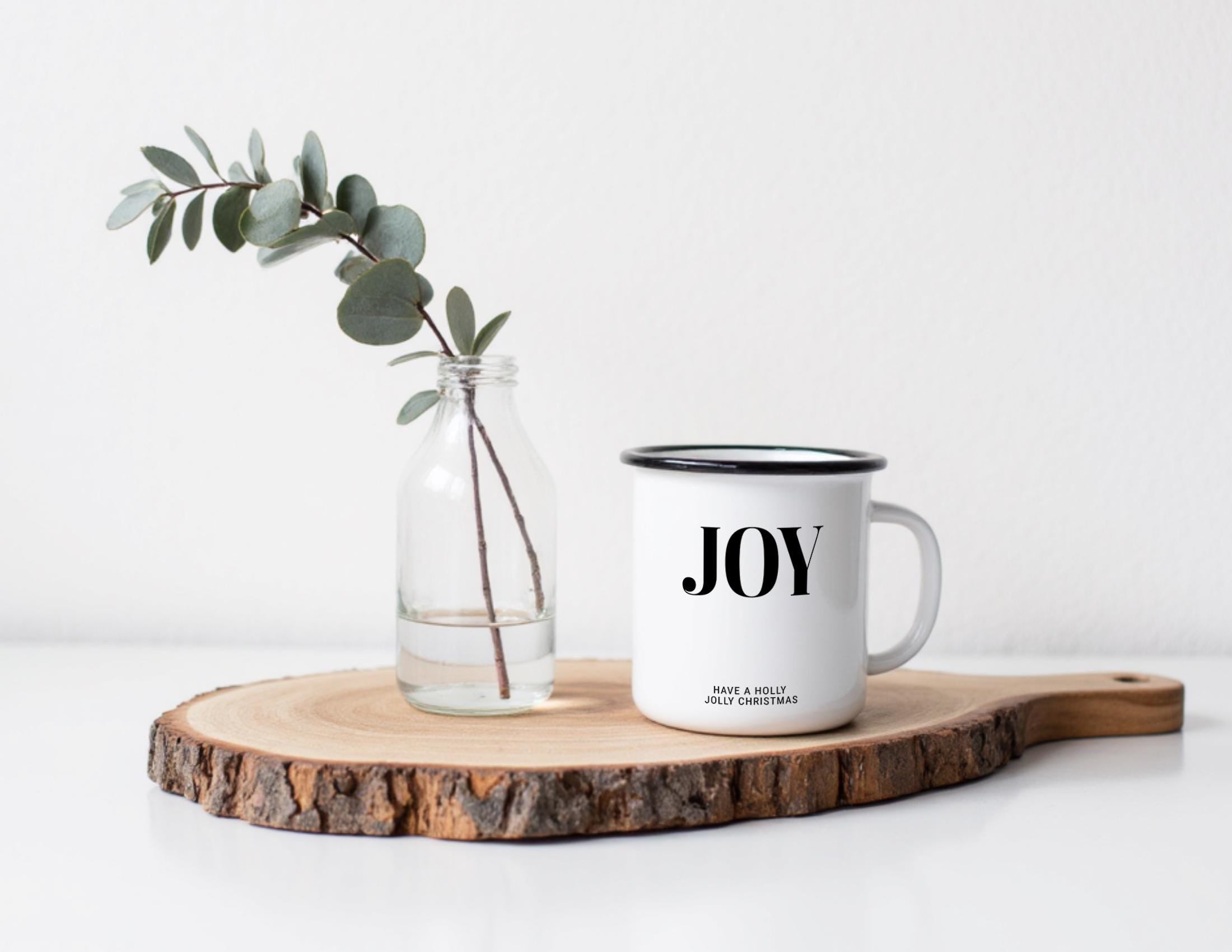 Emaille Tasse | Vintage Weihnachtsmotiv | Milk & Cookie Co.