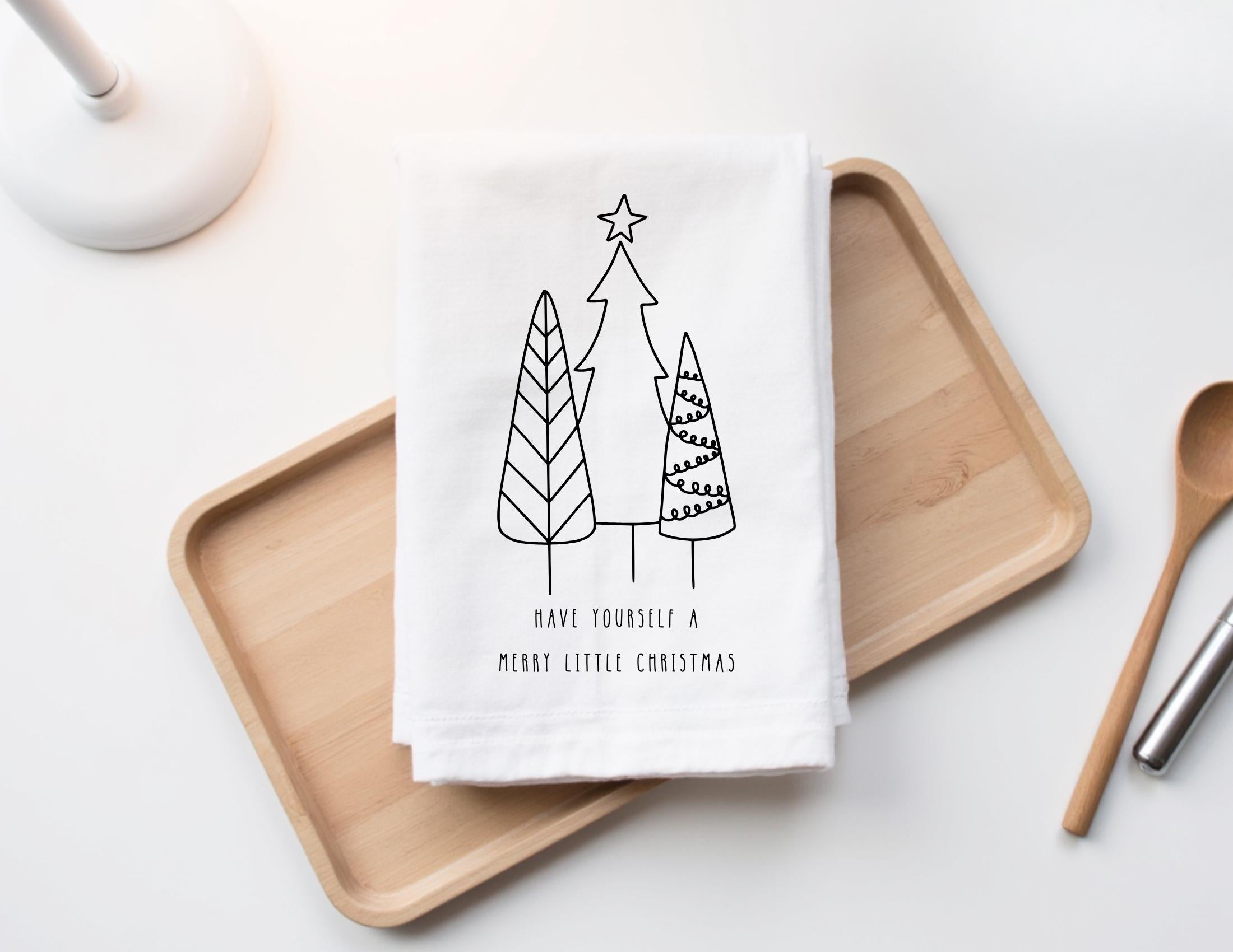 Geschirrtuch | Have yourself a merry little Christmas | in verschiedenen Farben