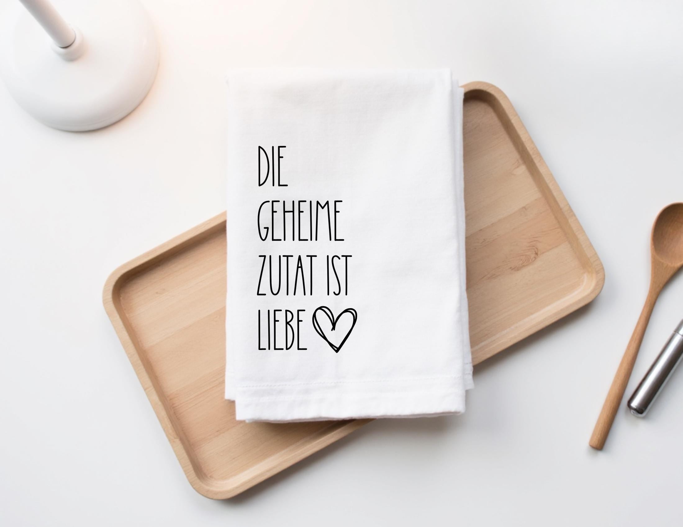 Geschirrtuch | Die Geheime Zutat ist Liebe