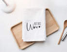 Geschirrtuch | But First Wine | lustiger Spruch