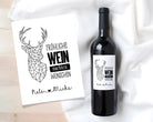 Weinflaschen Etikett | Geschenk Weihnachten personalisiert