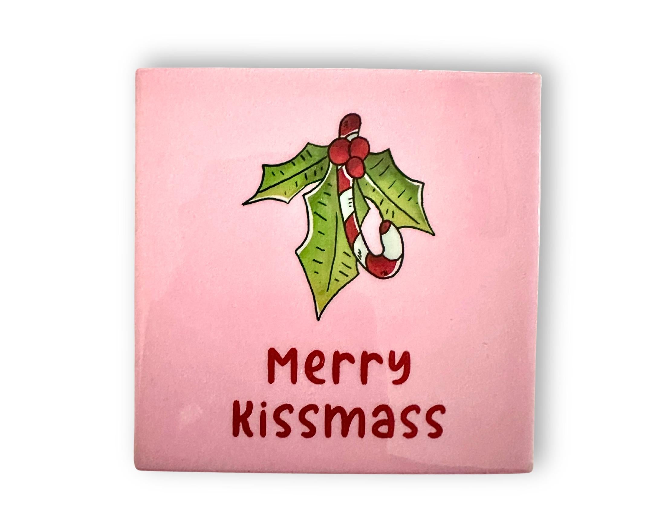 Weihnachts Kacheln mit lustigen Sprüchen | statt Karten | witzige Wanddeko | 10 x 10 cm Tile