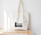 Jutebeutel | lustiger Spruch | witzige Stofftasche | Sex & Drugs and Aperol