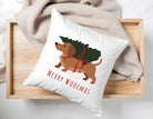 Dackel Kissen | Weihnachten | Merry Woofmas | Weihnachtskissen für Dackel Liebhaber