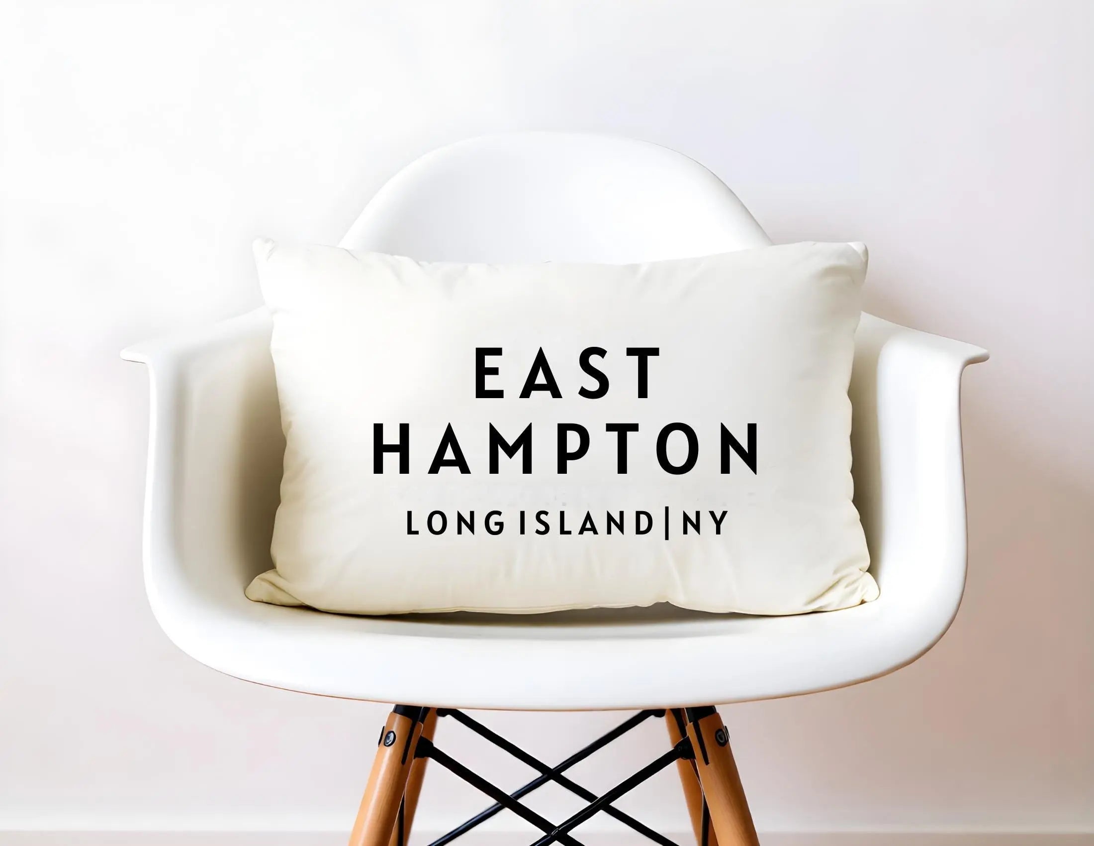 Kissen East Hampton | beiger Kissenbezug