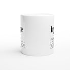 Hygge Definition Tasse - Weiße Keramiktasse für gemütliche Momente - Spülmaschinen- und mikrowellenfest