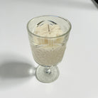 Weihnachtskerzen Eiskristall im Glas | Duftkerze Sojawachs im Glas als Geschenkidee Mitbringsel