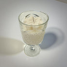 Weihnachtskerzen Eiskristall im Glas | Duftkerze Sojawachs im Glas als Geschenkidee Mitbringsel